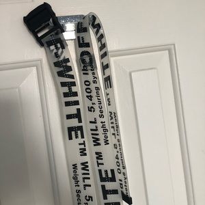 Off White Industrial Belt